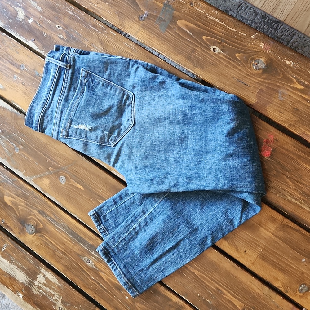 Anne Klien Loft Destressed Skinny Jeans